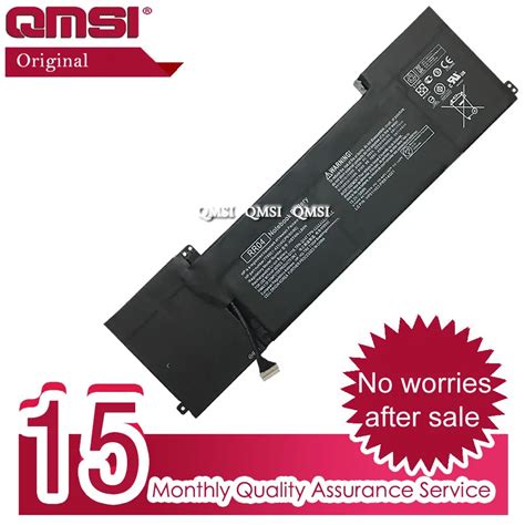 QMSI 15 2V 58Wh Original RR04 HSTNN LB6N Battery Apply To HP OMEN 15