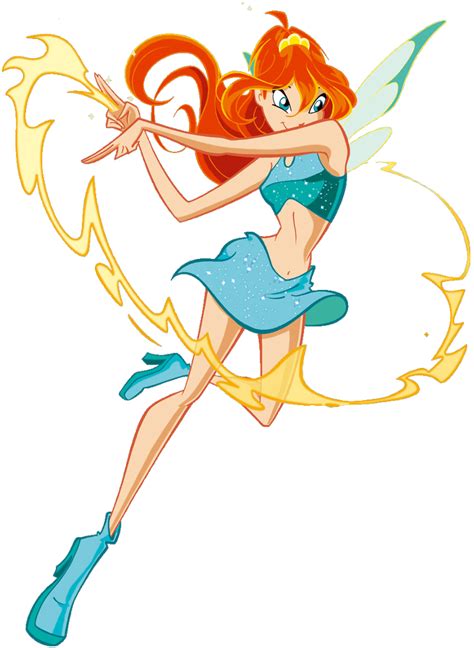 Bloom Winx Club Fire Fairy Winx Magic Cartoon Caracters Goth