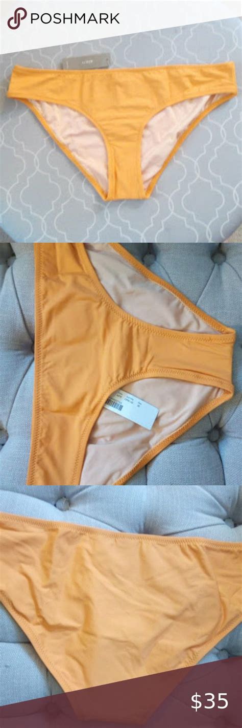 NWT J Crew Apricot Bikini Bottom M NWT J Crew Apricot Bikini Bottom M