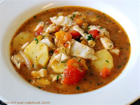 Chili Und Ciabatta Tunesische Fischsuppe