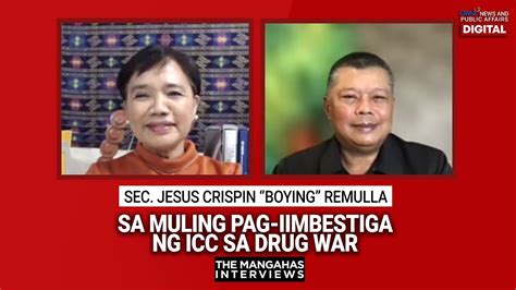 DOJ Sec Boying Remulla Sa Muling Pag Iimbestiga Ng ICC Sa Drug War