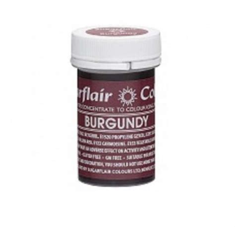 Sugarflair Burgundy Spectral Paste G Concentrated Food Colours