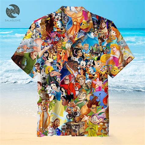 Hot Walt Disney Hawaiian Shirt