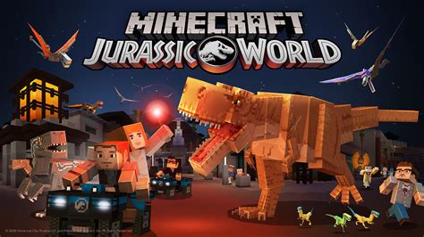 Minecraft Jurassic Park Logo