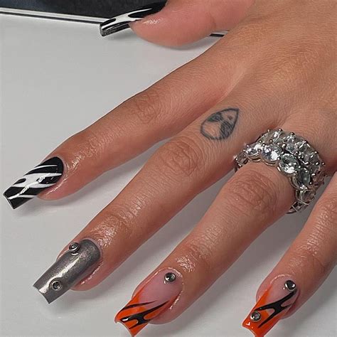 GEL X NAILS RIVERSIDE CA On Instagram Tribal Chrome For