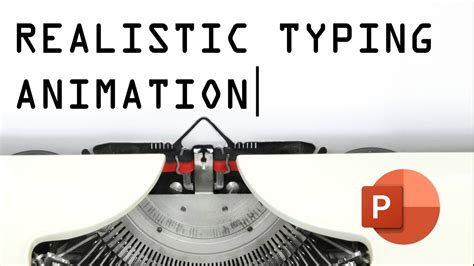 Realistic Typewriter Effect In Powerpoint [creative Idea] Youtube