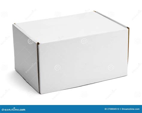 rectangle box stock image image  square white container