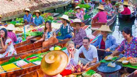 ทวรไทย ตลาดนำดำเนนสะดวก ตลาดรถไฟแมกลอง รถเชาเหมาลำแทพรอม