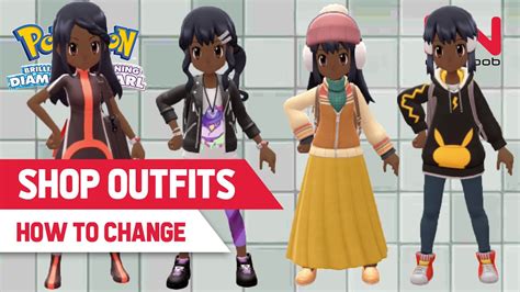 Where To Buy Outfits Change Hairstyles In Pokemon Brilliant Diamond