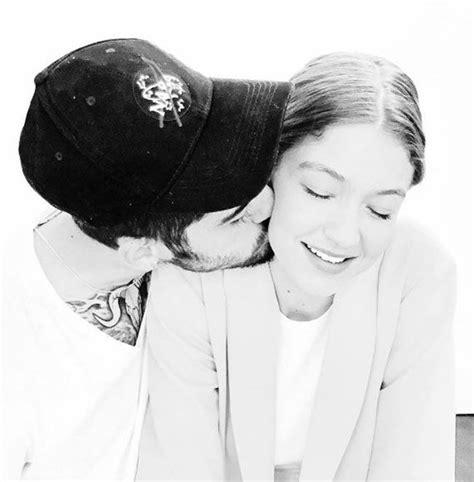 Gigi Hadid Receives Kiss From Boyfriend Zayn Malik On 22nd Birthday Hello