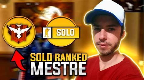 FREE FIRE AO VIVO SOLO RANKED MESTRE RUMO AOS 4000 PONTOS