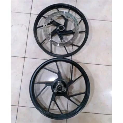 Jual Velg Racing Depan Belakang Satria Fu 150 Karbu Original Copotan