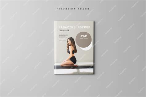 Premium PSD | Magazine cover mockup