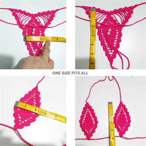 Teardrop G String Bikini Crochet Extreme Micro Bikini Etsy