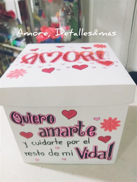 Caja Decorada Amor Hacer Cajas De Regalo Cajas Decoradas Cajas De Regalo Originales