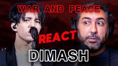 REAGINDO REACT a DIMASH War and Peace Análise Vocal por Rafa