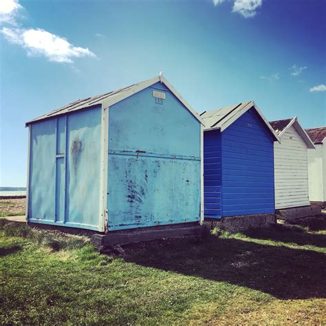 Beach huts Calshot Fawley, Beach Huts, Sea Breeze, Shed, Outdoor Structures, Summer, Summer Time ...