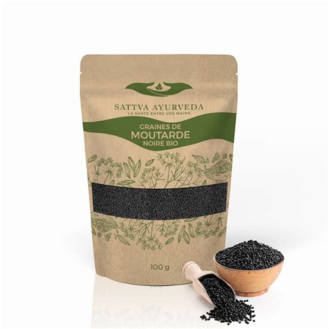 Graines De Moutarde Noire Sattva Ayurveda