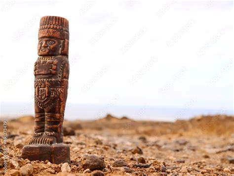 Ancient Maya Statue Stock Photo | Adobe Stock