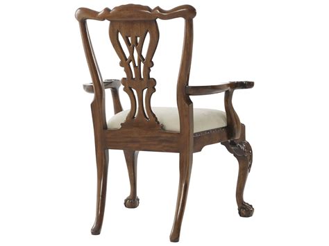 Theodore Alexander Mahogany Arm Dining Chair Talal410771afj