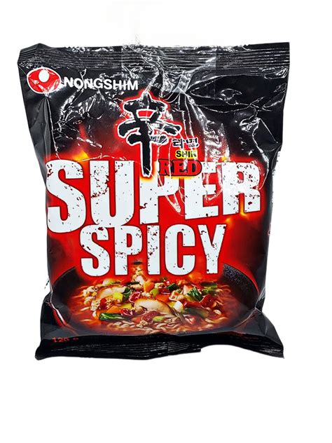 Nongshim Shin Red Super Spicy Taietei Ramen Extara Picanti Aroma