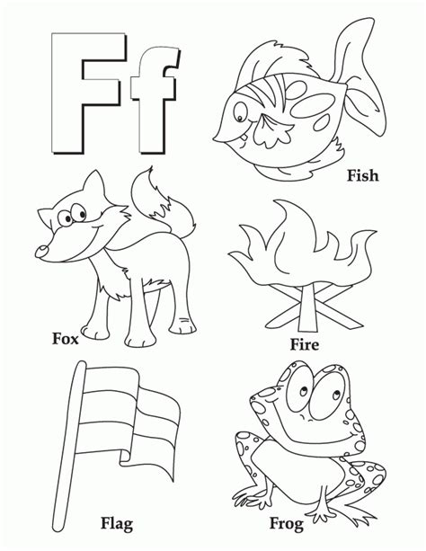 Free Printable Letter F Coloring Pages - Coloring Home