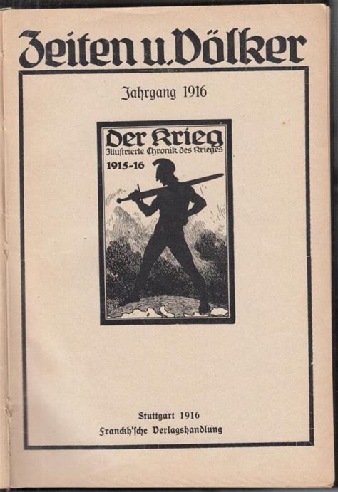 Zeiten Und V Lker Jahrgang Jahrgang Der Krieg Illustrierte