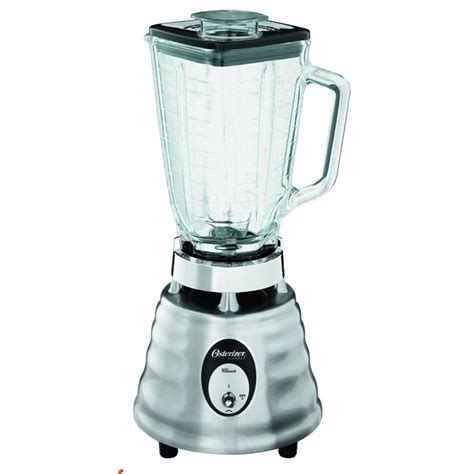 Oster 4093 008 6 Cup Glass Jar 2 Speed Beehive Blender Brushed