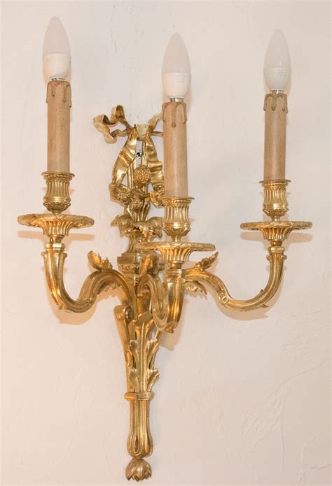 PARES DE LOUIS XVI LUCES DE PARED ESTILO Galerie Lauretta