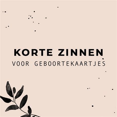 Korte Zinnen Voor Geboortekaartjes 4cards Zwanger Citaten