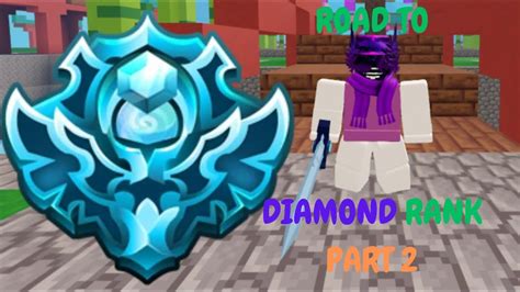 Road To Diamond Rank Part 2 Ft Ignis Roblox Bedwars Youtube