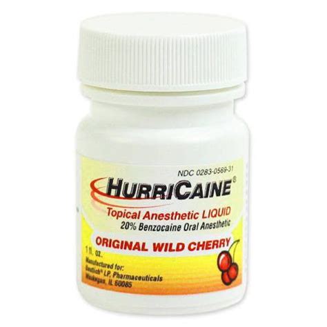 Hurricaine Oral Pain Anesthetic Gel Wild Cherry — Mountainside Medical