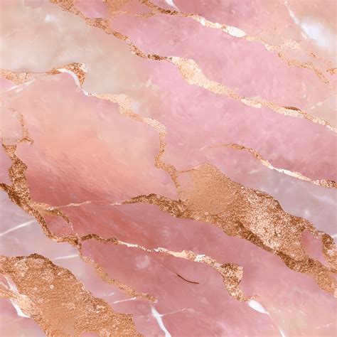 Feminine Rose Gold Marble Quartz Texture · Creative Fabrica