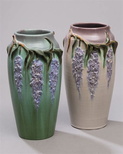 Lavender Lace Wisteria Vase