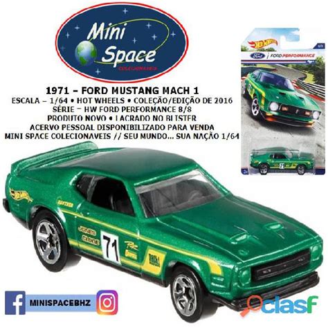 Hot Wheels Ford Mustang Mach Cor Verde Em Belo Horizonte