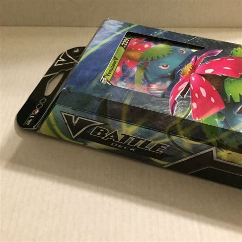 Pokemon Venusaur Blastoise V Battle Deck Box Sealed