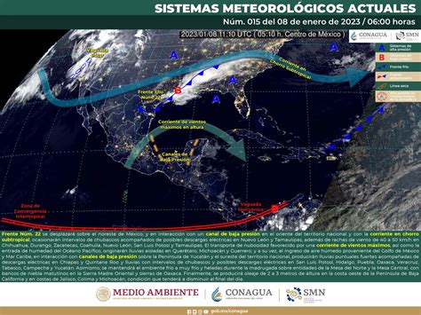 Clima De Enero El Frente Fr O N M Continuar Afectando A M Xico