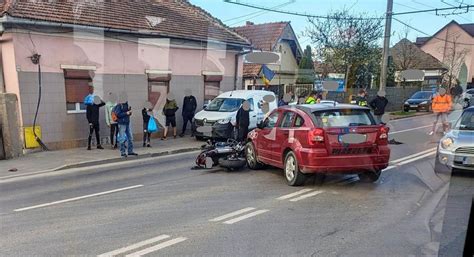 Foto Accident Moto Pe Strada Traian Vuia Din Cluj Napoca Info Trafic