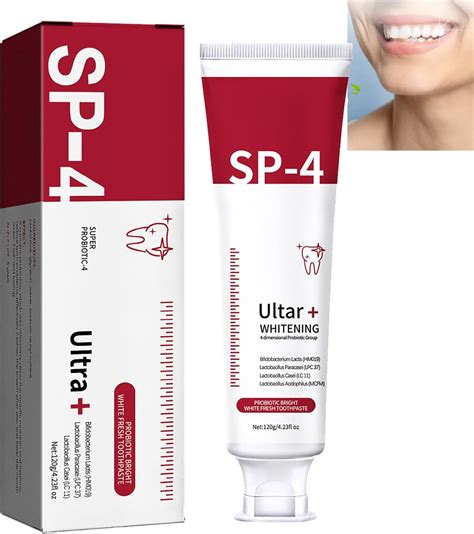 SP 4 Stain Removing Toothpaste Natural Probiotic Whitening Toothpaste