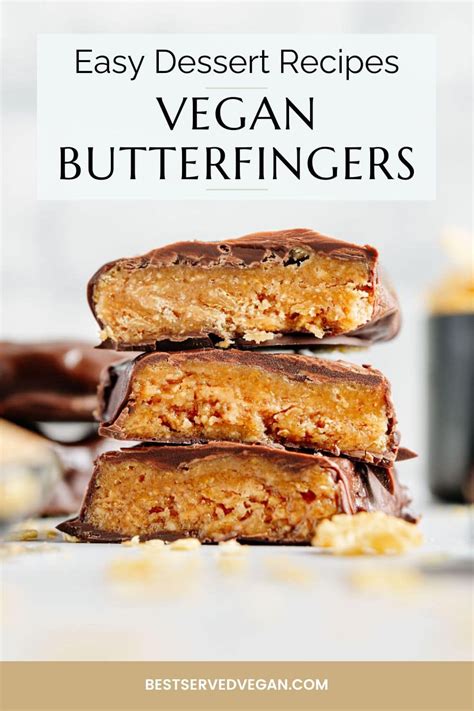 Healthy Vegan Butterfingers Recipe