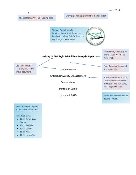 APA 7 Writing in APA 7th Ed Example Paper - Writing in APA Style 7th Edition Example Paper ...