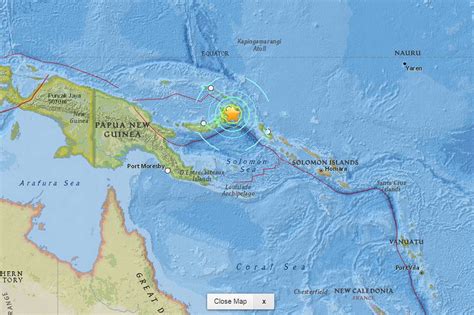 Small Tsunami After Papua New Guinea Earthquake Wsj