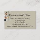 Plastering Business Cards Templates