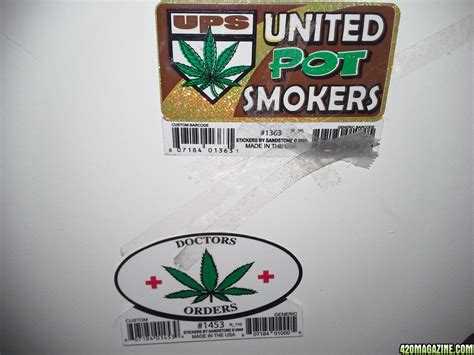 Ups And Do Sticker 420 Magazine