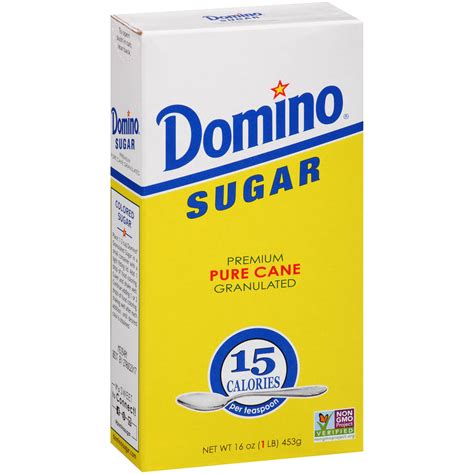 Commodity Sugar And Sugar Packets Domino Granulated Sugar Retail 1 Pound