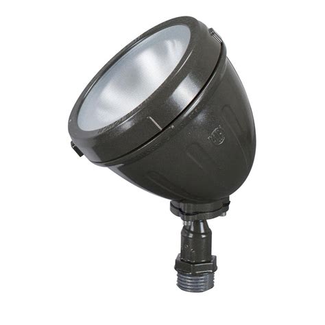 Commercial Electric 14 Watt 1100 Lumens Ce Bronze Hardwired Integrated Led Metal Spot Landscape