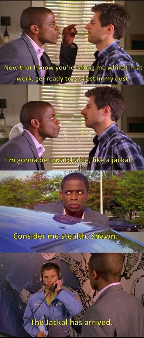 The Jackal Has Arrived One Of My Favorite Scenes Ever Psych Memes Psych Quotes Psych Tv