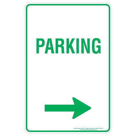 Parking Arrow Right Discount Safety Signs New Zealand