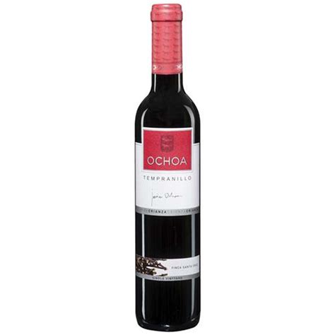 Vino Tinto Ochoa Tempranillo Crianza 750 Ml Soriana