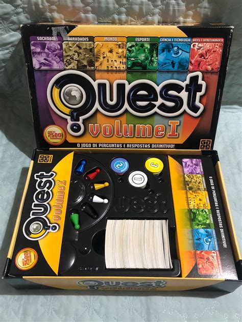 Jogo Quest Volume Grow Completo Antigo E Raro Jogo De Tabuleiro